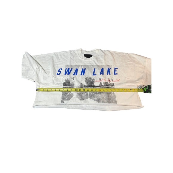 Spirit Jersey SWAN LAKE Pedal To The Metal Crop Top NWT Women’s L‎ Short Sleeve - Picture 8 of 10
